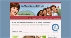 Desktop Screenshot of burbeyorthodontics.com